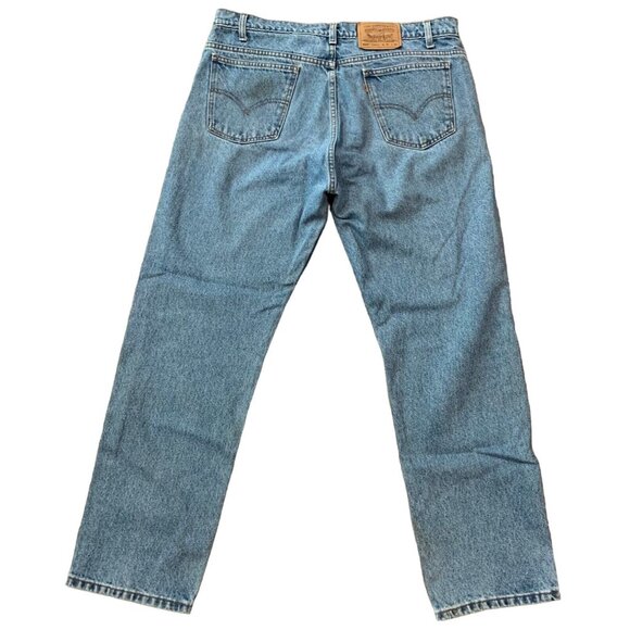 Levi's 505 Jeans Mens Size W38 X L30 Blue Denim Cotton Regular Fit Straight Leg - Picture 2 of 13